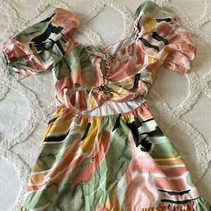 Shein Floral Strappy Dress